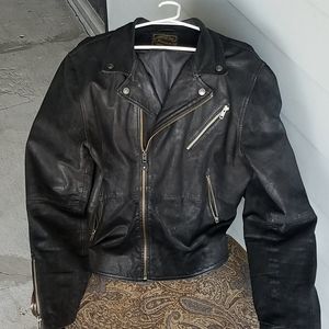 100% leather members only jacket